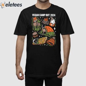 Vegan Camp Out 2024 Shirt
