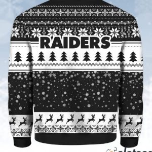 Vegas Raiders Grnch Christmas Ugly Sweater 3