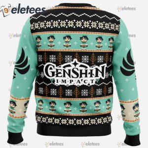 Venti Genshin Impact Ugly Christmas Sweater1