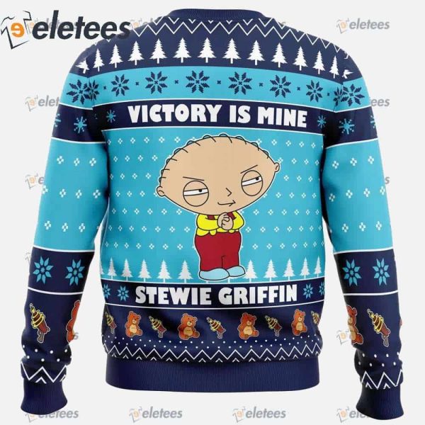 Victory is Mine Family Guy Ugly Christmas Sweater