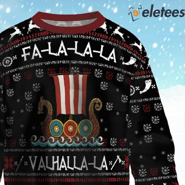 Vikings Fa-la-la-la Ugly Christmas Sweater