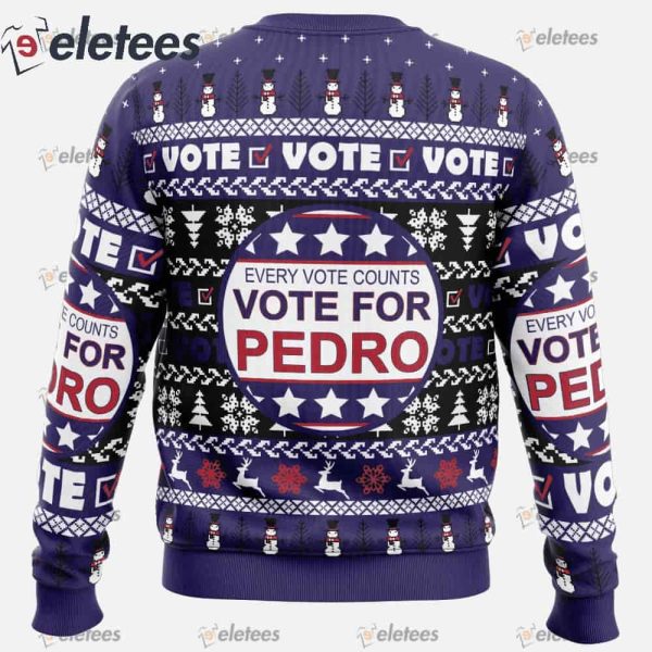 Vote for Pedro Napoleon Dynamite Ugly Christmas Sweater