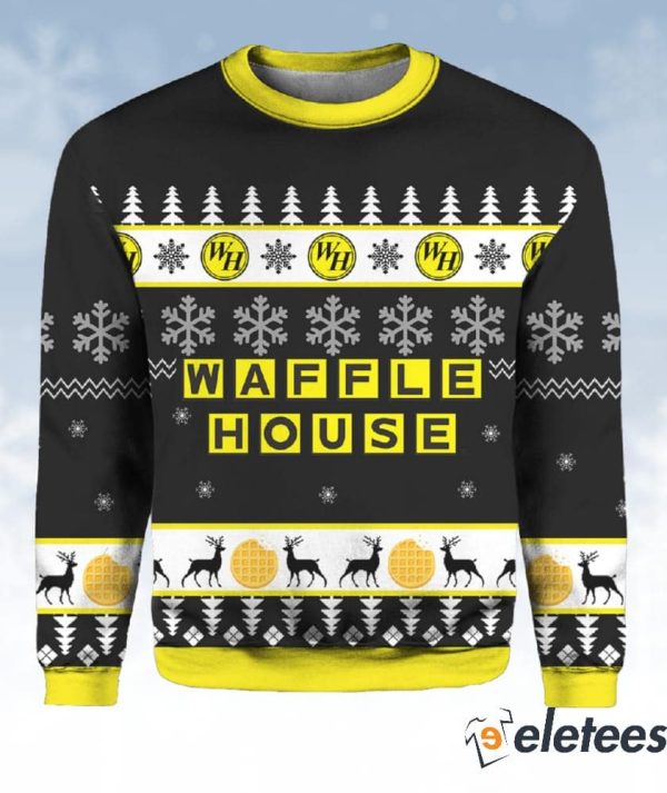 Waffle House Christmas Sweater