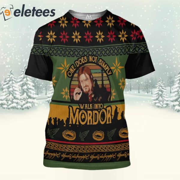 Walk Into Mordo 3D Christmas Shirt