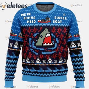 Were Gonna Need A Bigger Boat Jaws Ugly Christmas Sweater