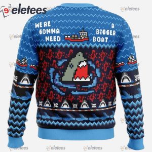 Were Gonna Need A Bigger Boat Jaws Ugly Christmas Sweater1