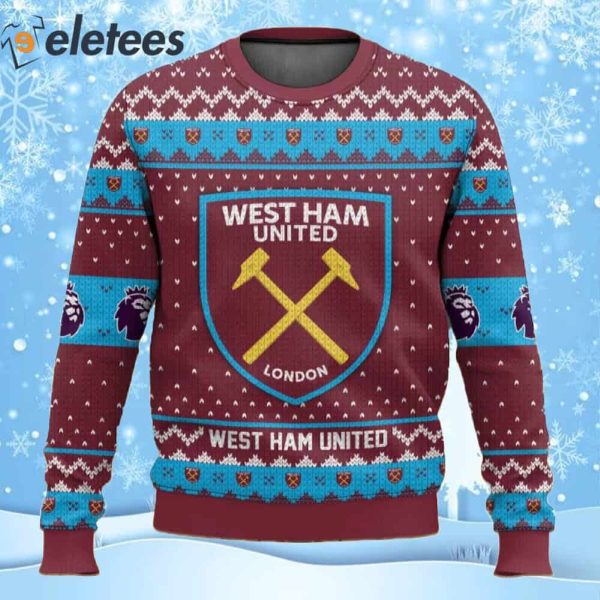 West Ham FC Ugly Christmas Sweater