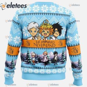 White Christmas The Promised Neverland Ugly Christmas Sweater1