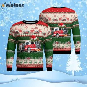 Widewater Volunteer Fire And Rescue Ugly Christmas Sweater 2