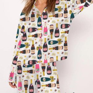 Wine Bottle Pajama Set