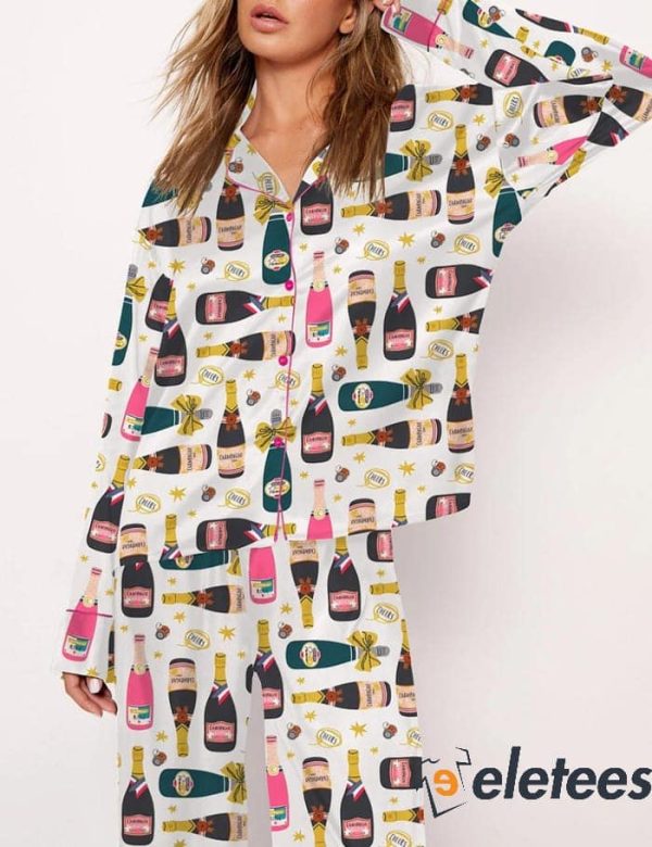 Wine Bottle Pajama Set