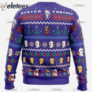 Winter Fantasy Final Fantasy Ugly Christmas Sweater1