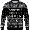 Winter Season Knit Graphic Ugly Christmas Sweater