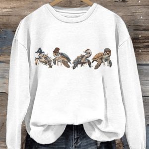 WomenS Christmas Sea Turtles Sweatshirt2