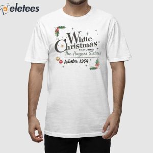 WomenS White Christmas Print Casual Sweatshirt 1