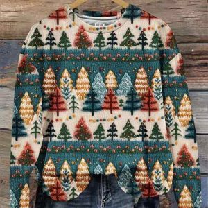 Women’s Christmas Casual Print Sweatshirt