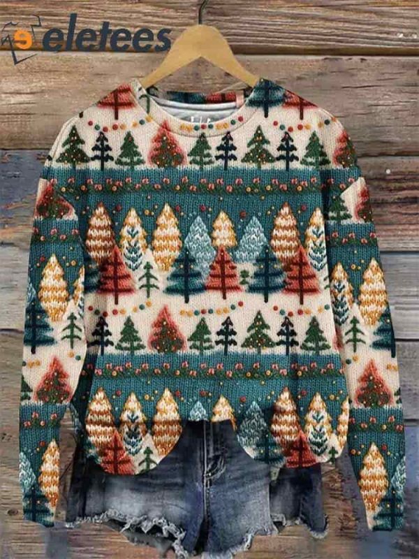 Women’s Christmas Casual Print Sweatshirt