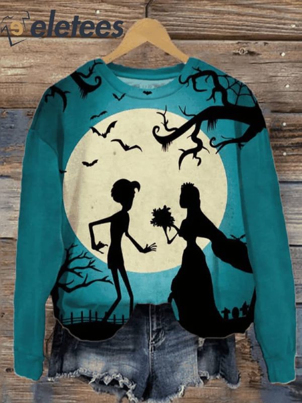Women’s Halloween Casual Printed Sweatshirt