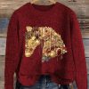 Women’s Jewelry Horse Print Sweatshirt