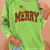 Women’s Merry Grnchmas Print Sweatshirt