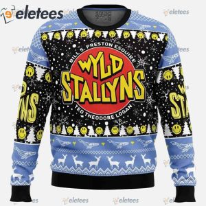 Wyld Stallyns Bill & Ted’s Excellent Adventure Ugly Christmas Sweater