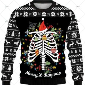 X-Ray Merry X-Raymas Ugly Christmas Sweater