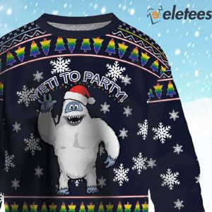 Yeti to Party Ugly Christmas Sweater 2