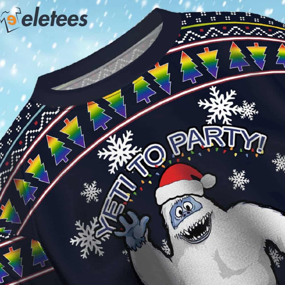 The Christmas Yeti Ugly Sweatshirt, Holiday Apparel