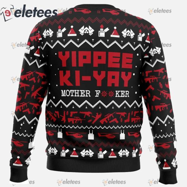 Yippe Ki-Yay Die Hard Ugly Christmas Sweater