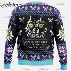 You Met With a Terrible Fate Majoras Mask The Legend of Zelda Ugly Christmas Sweater1