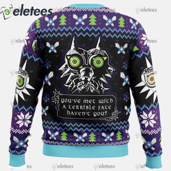 You Met With a Terrible Fate Majora’s Mask The Legend of Zelda Ugly Christmas Sweater