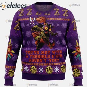 You Met With a Terrible Fate The Legend of Zelda Ugly Christmas Sweater