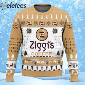 Ziggi's Coffee Ugly Christmas Sweater