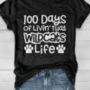 100 Days Of School Print Shirt