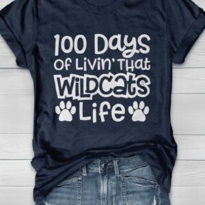 100 Days Of School Print Shirt2