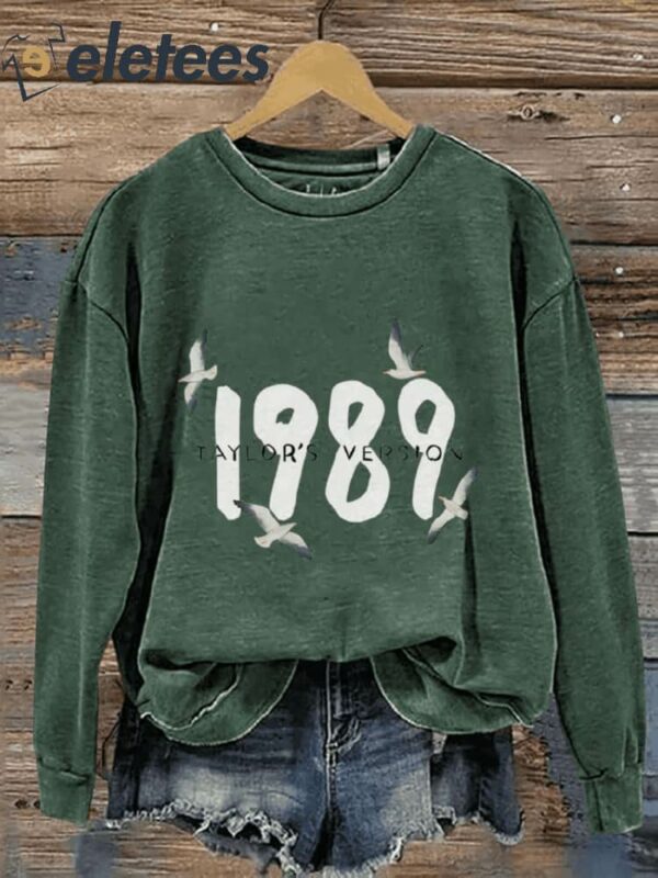 1989 Taylor’s Version Taylor Casual Print Sweatshirt
