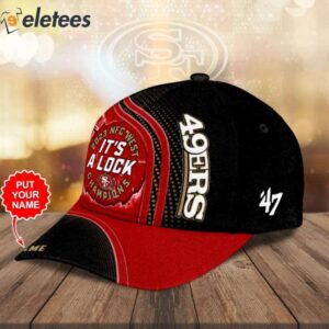 49ers Its A Lock 2023 NFC West Champions Personalized 3D Cap 3