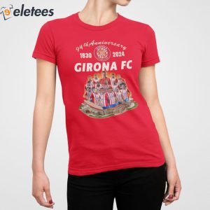 94th Anniversary 1830 2024 Girona FC Shirt 3
