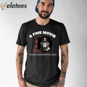 A Fine Movie Game Convention 2023 Monkey Shirt
