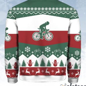 All I Want For Christmas Is Cycling Christmas Ugly Sweater 3