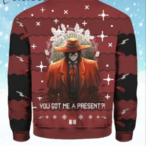 Alucard Hellsing Ugly Christmas Sweater 2