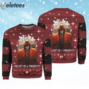 Alucard Hellsing Ugly Christmas Sweater 3