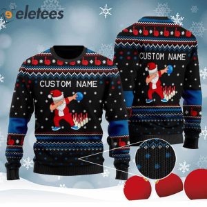 Bowling Image Cool Noel Pattern Personalized Gifts For Bowlers Sport Lovers Knitted Ugly Christmas Sweater