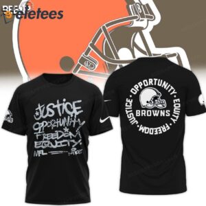 Browns Justice Opportunity Equity Freedom Hoodie1