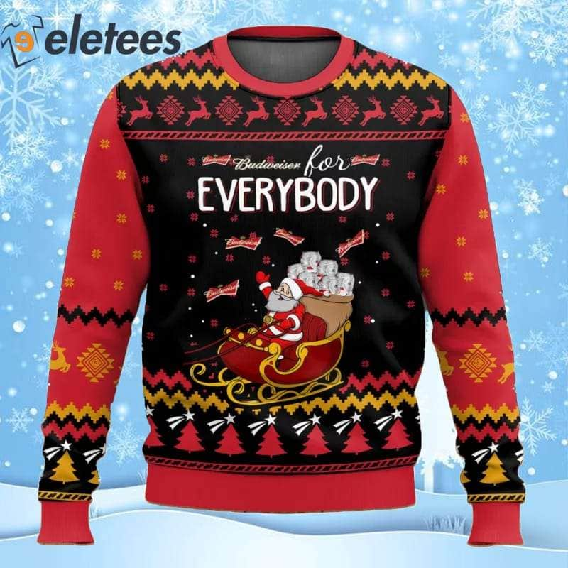 Budweiser holiday sale sweater