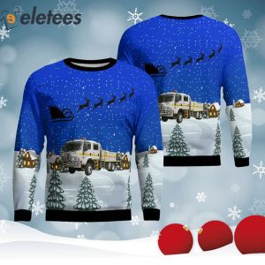 Bush Fire Service BFS Knitted Ugly Christmas Sweater