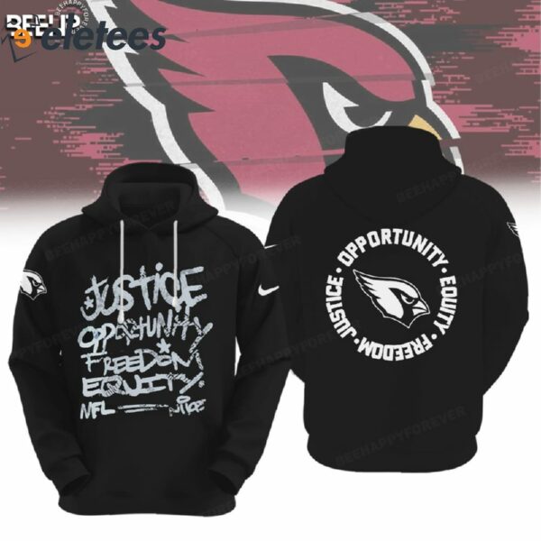 Cardinals Justice Opportunity Equity Freedom Hoodie