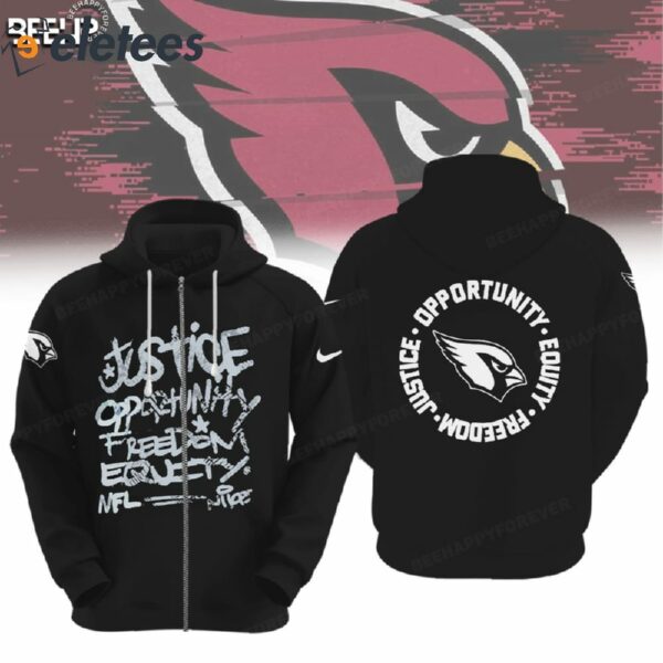 Cardinals Justice Opportunity Equity Freedom Hoodie
