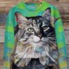 Cat Art Casual Sweatshirt