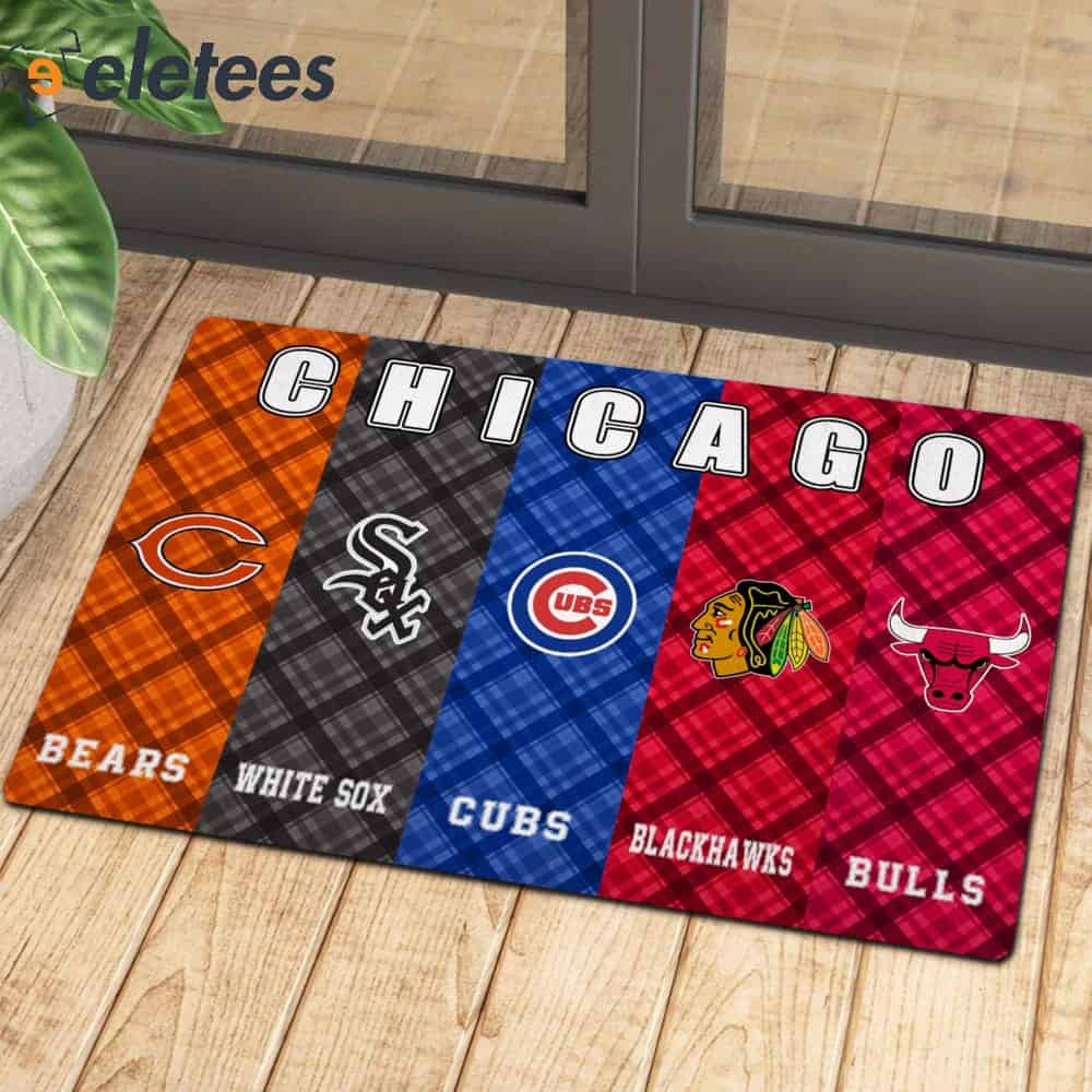CHICAGO WHITE SOX / CHICAGO CUBS HOUSE DIVIDED 34 X 42.5 MAT – JR'S SPORTS